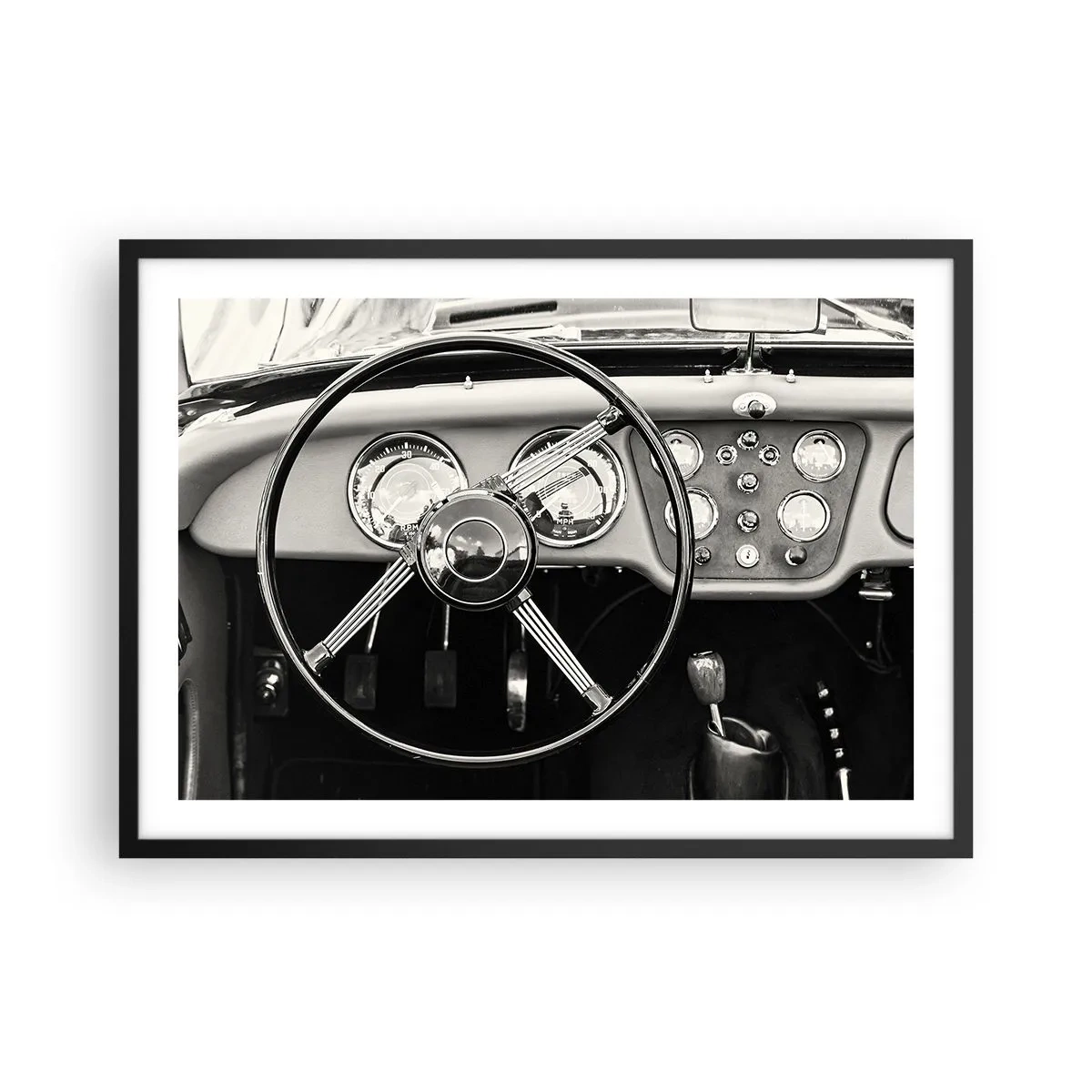 Poster în ramă neagră - Visul unui colecționar - 70x50 cm