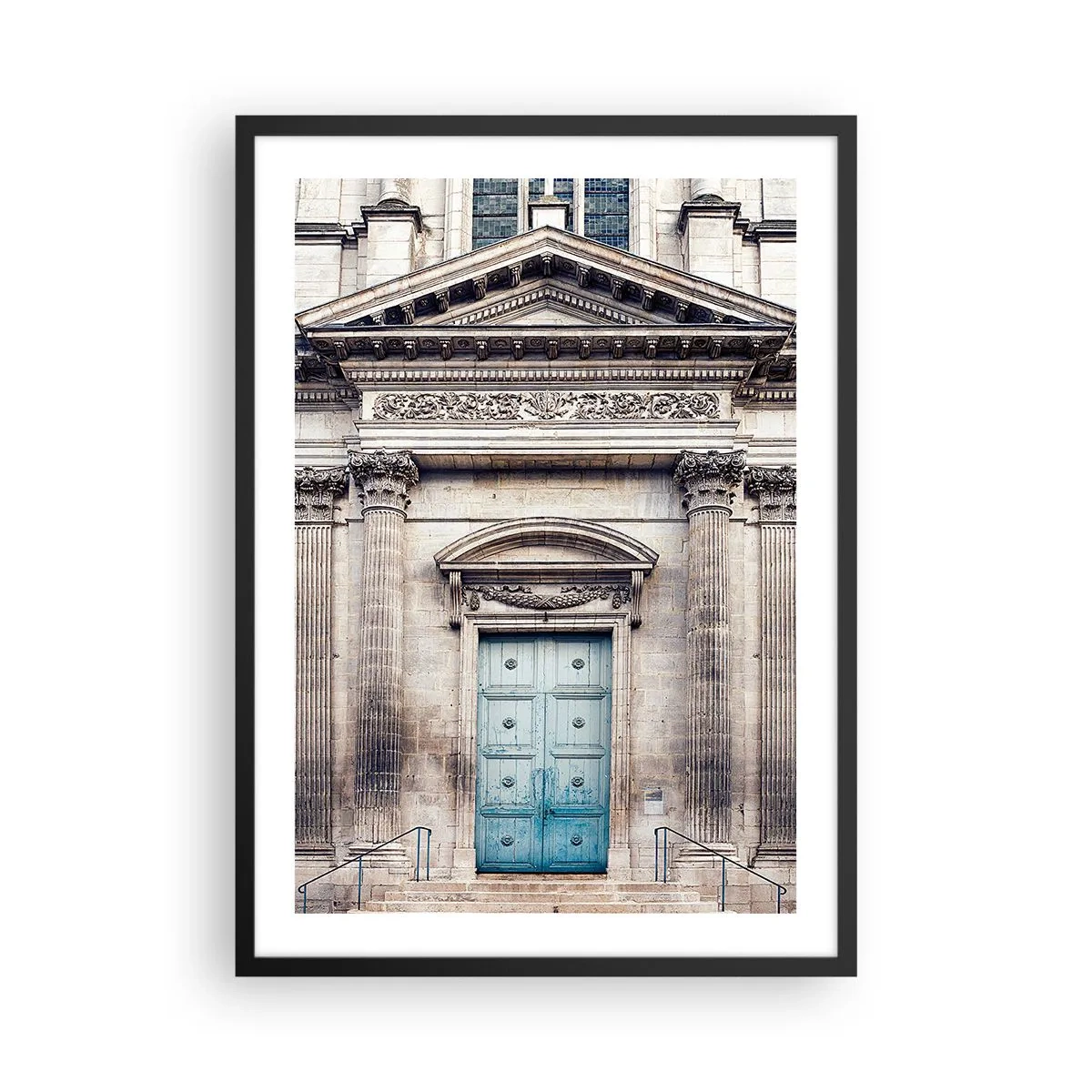 Poster în ramă neagră - Poarta către lumea spiritelor - 50x70cm - Poarta către lumea spiritelor - Decorațiune modernă pentru perete pentru living și dormitor ARTTOR