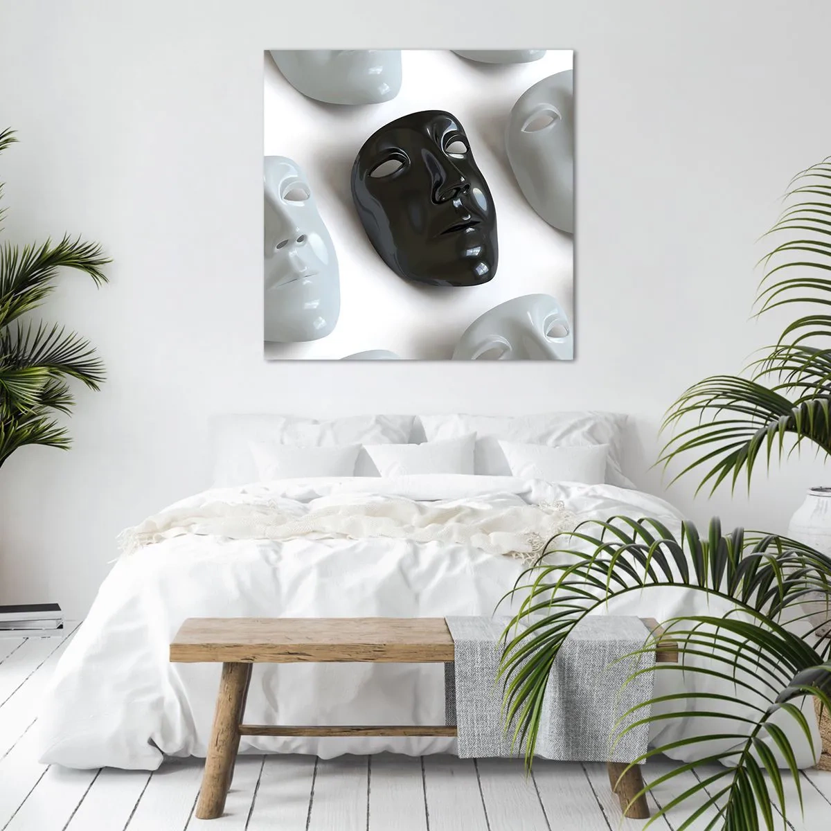 Tablou pe pânză - Cum să ieșiți în evidență? - 30x30 cm